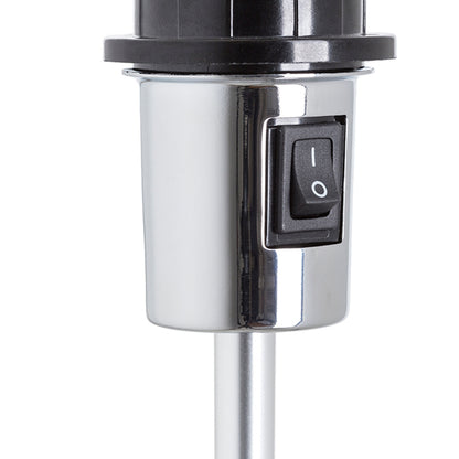 RENDL floor lamp GARDETTE floor black aluminum 230V LED E27 15W R12489 4