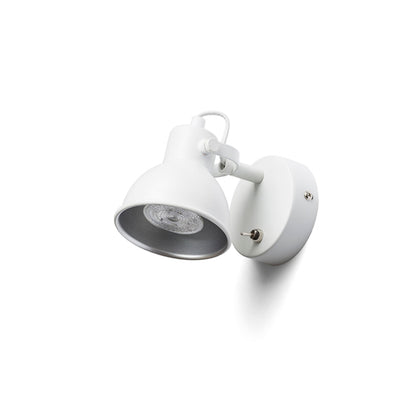 RENDL spotlight ROSITA I wall white/silver grey  230V LED GU10 9W R12507 4