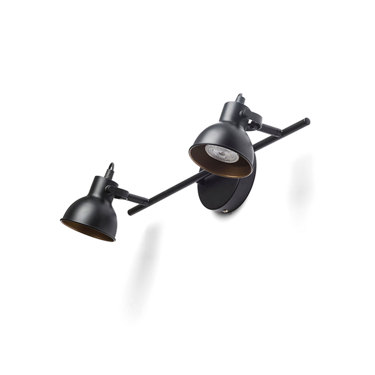 RENDL spotlight ROSITA II wall black/gold 230V LED GU10 2x9W R12510 7