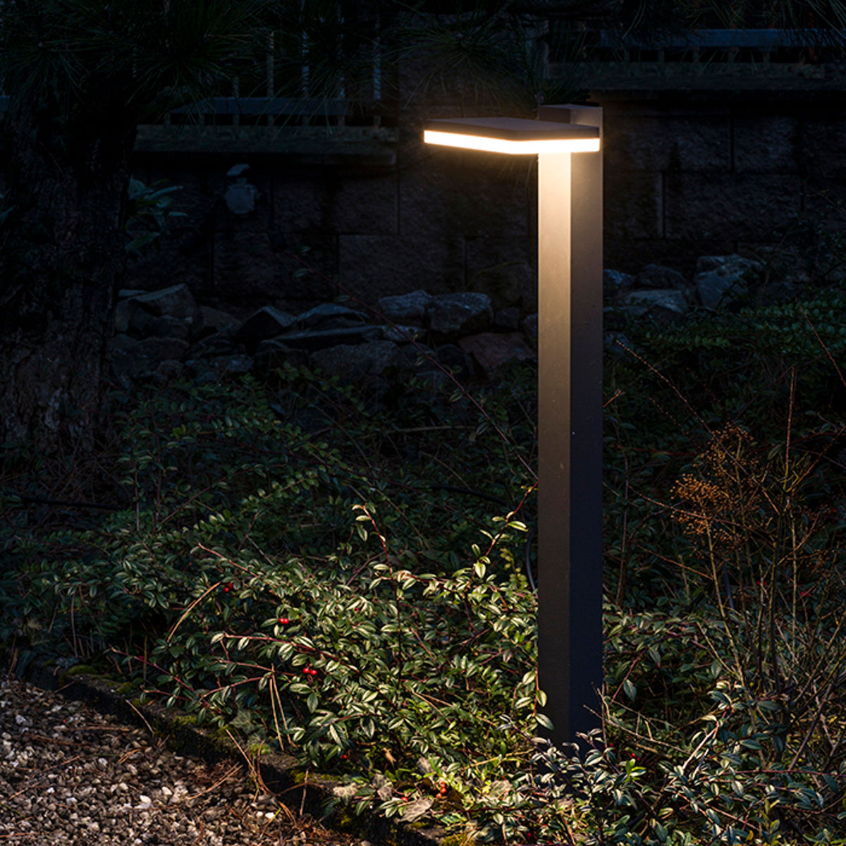 RENDL outdoor lamp RINA bollard anthracite grey  230V LED 12W IP44  3000K R12515 5