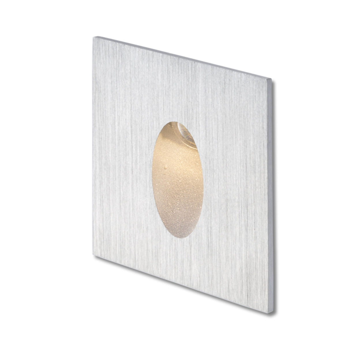 RENDL outdoor lamp ELICA SQ recessed brushed aluminum 230V LED 3W IP54 3000K R12529 1