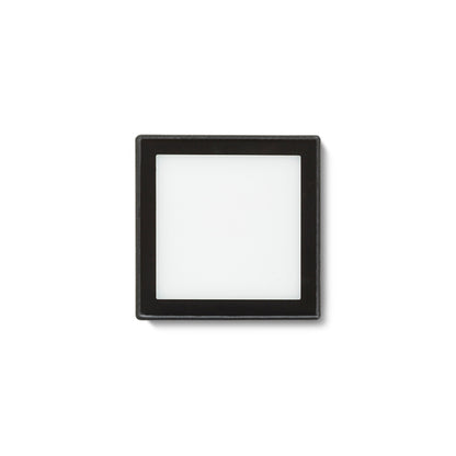 RENDL outdoor lamp DEJAVU SQ 9 recessed black 230V LED 3.5W IP65 3000K R12530 5