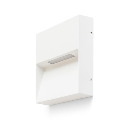 RENDL outdoor lamp AQILA SQ wall white  230V LED 6W IP54  3000K R12542 3