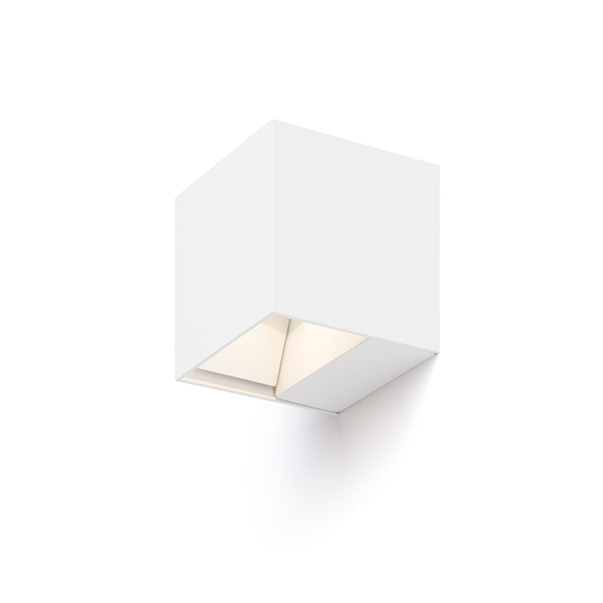 RENDL outdoor lamp CARRE wall white  230V LED 2x3W IP54  3000K R12556 1