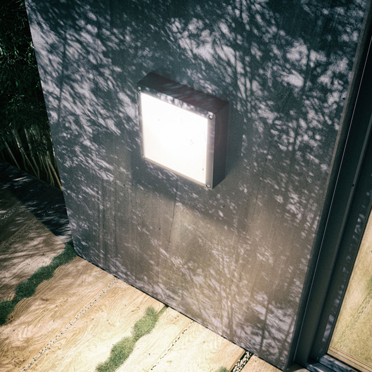RENDL outdoor lamp DELTA 215 surface mounted anthracite grey  230V LED E27 15W IP54 R12564 6
