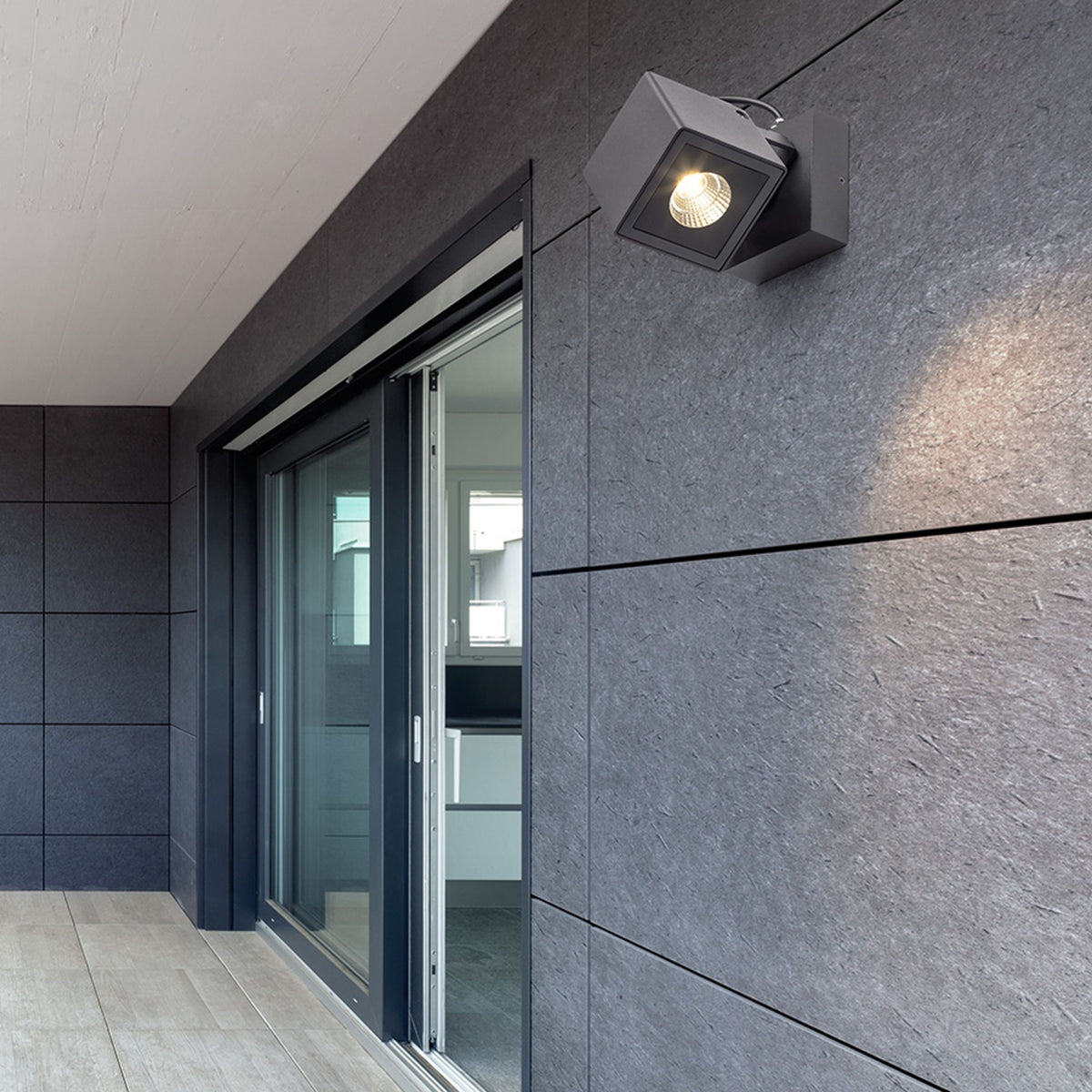 RENDL outdoor lamp BORA wall anthracite grey  230V LED 6W 44° IP54  3000K R12578 2