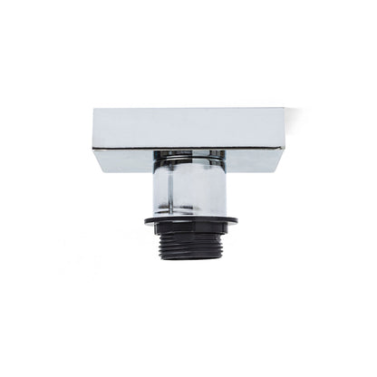 RENDL shades, shade bases, pendent sets SOLO SQ ceiling base  chrome 230V LED E27 15W R12584 2