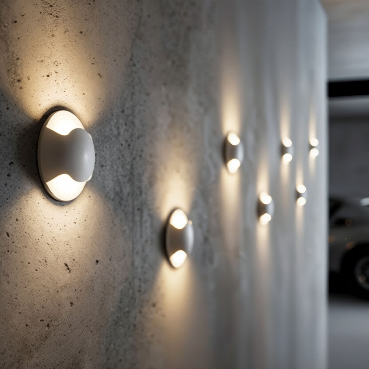 RENDL outdoor lamp KICK II recessed white 230V LED 3W IP54 3000K R12616 3