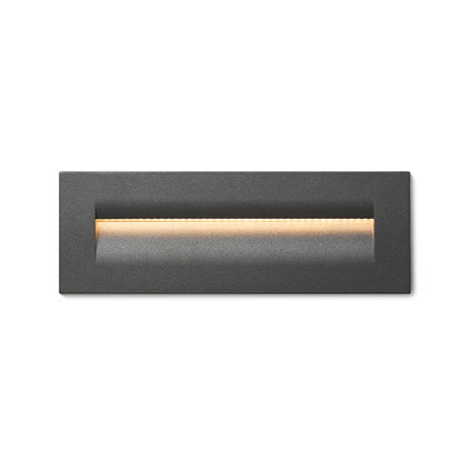 RENDL outdoor lamp RASQ wall recessed anthracite grey 230V LED 8.5W IP65 3000K R12628 3