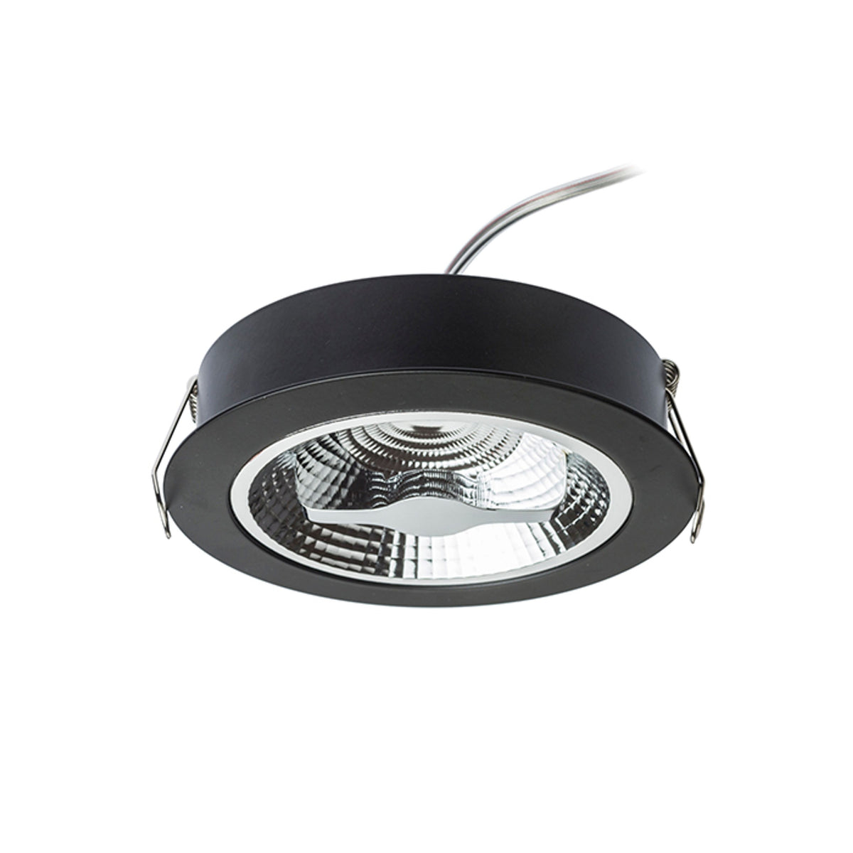 RENDL recessed light KELLY LED DIMM recessed black 230V LED 15W 45° 3000K R12636 2