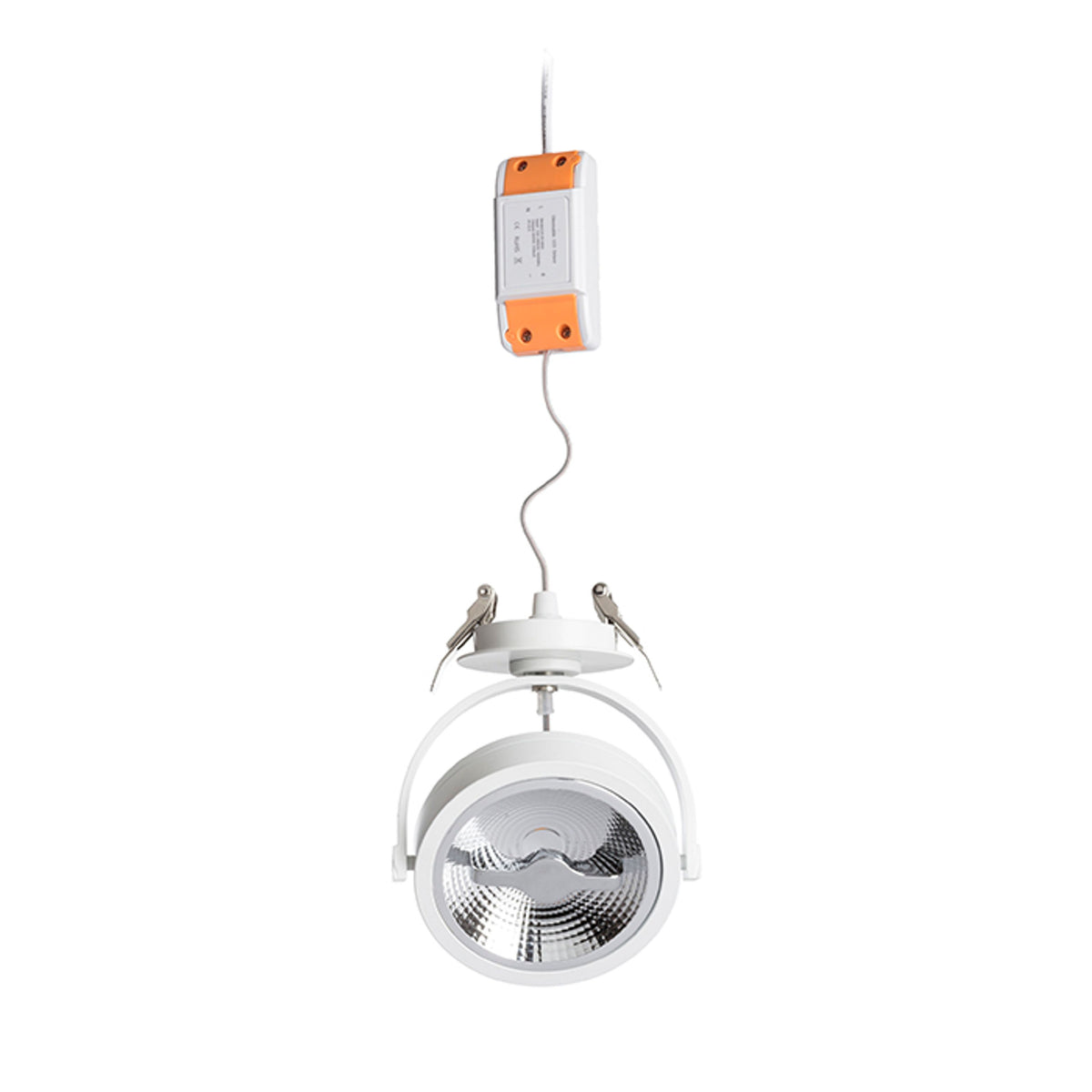 RENDL spotlight KELLY LED DIMM semi-recessed white 230V LED 12W 24° 3000K R12637 2