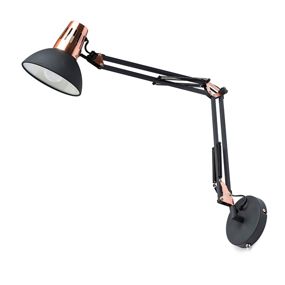 RENDL wall lamp ANTE wall black copper 230V LED E27 15W R12651 4