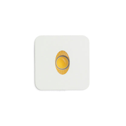 RENDL recessed light RIO SQ O recessed white 230V LED 3W 22° 3000K R12655 1