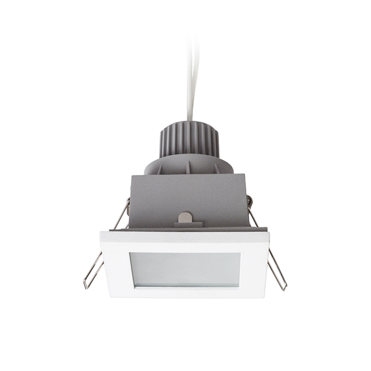RENDL recessed light LEROY SQ  white  12V GU5,3 35W IP44 R12660 2