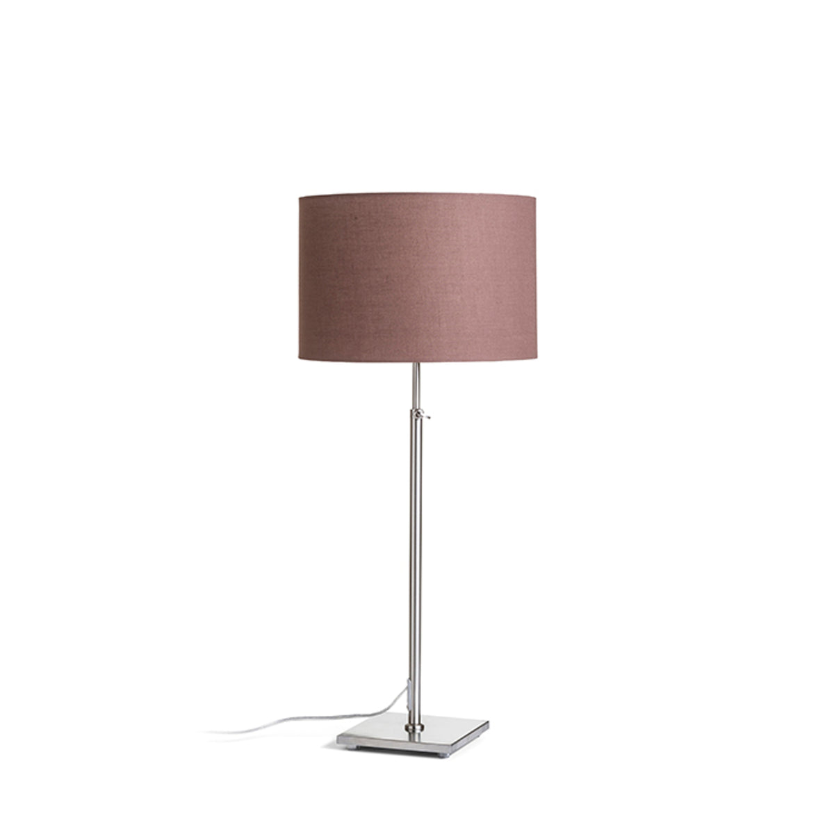 RENDL table lamp EDIKA table brown matt nickel 230V LED E27 15W R12665 1