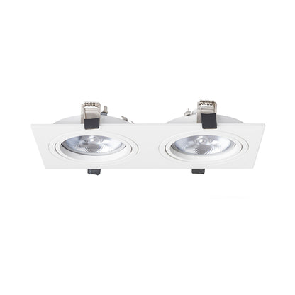 RENDL recessed light PASADENA G53 SQ II  white  230V LED G53 2x15W R12703 2