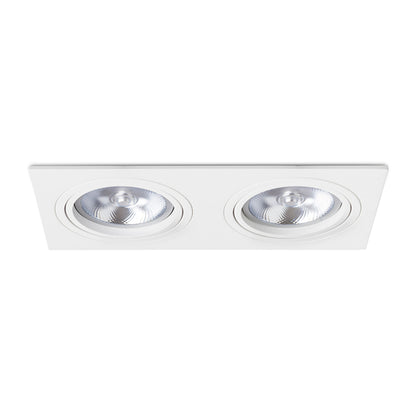 RENDL recessed light PASADENA G53 SQ II  white  230V LED G53 2x15W R12703 7