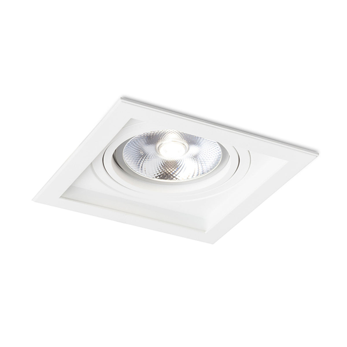 RENDL recessed light GRANADA SQ  white  230V LED G53 15W R12707 6