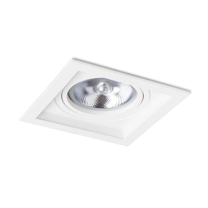 RENDL recessed light GRANADA SQ  white  230V LED G53 15W R12707 8