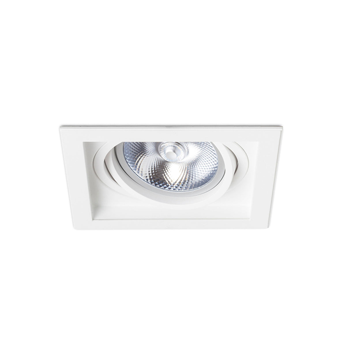 RENDL recessed light GRANADA SQ  white  230V LED G53 15W R12707 9