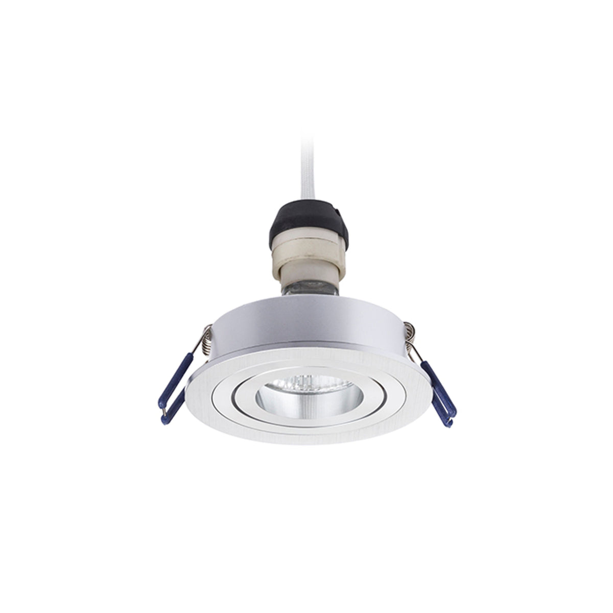 RENDL recessed light PASADENA GU10 R recessed  brushed aluminum 230V LED GU10 7W R12708 2