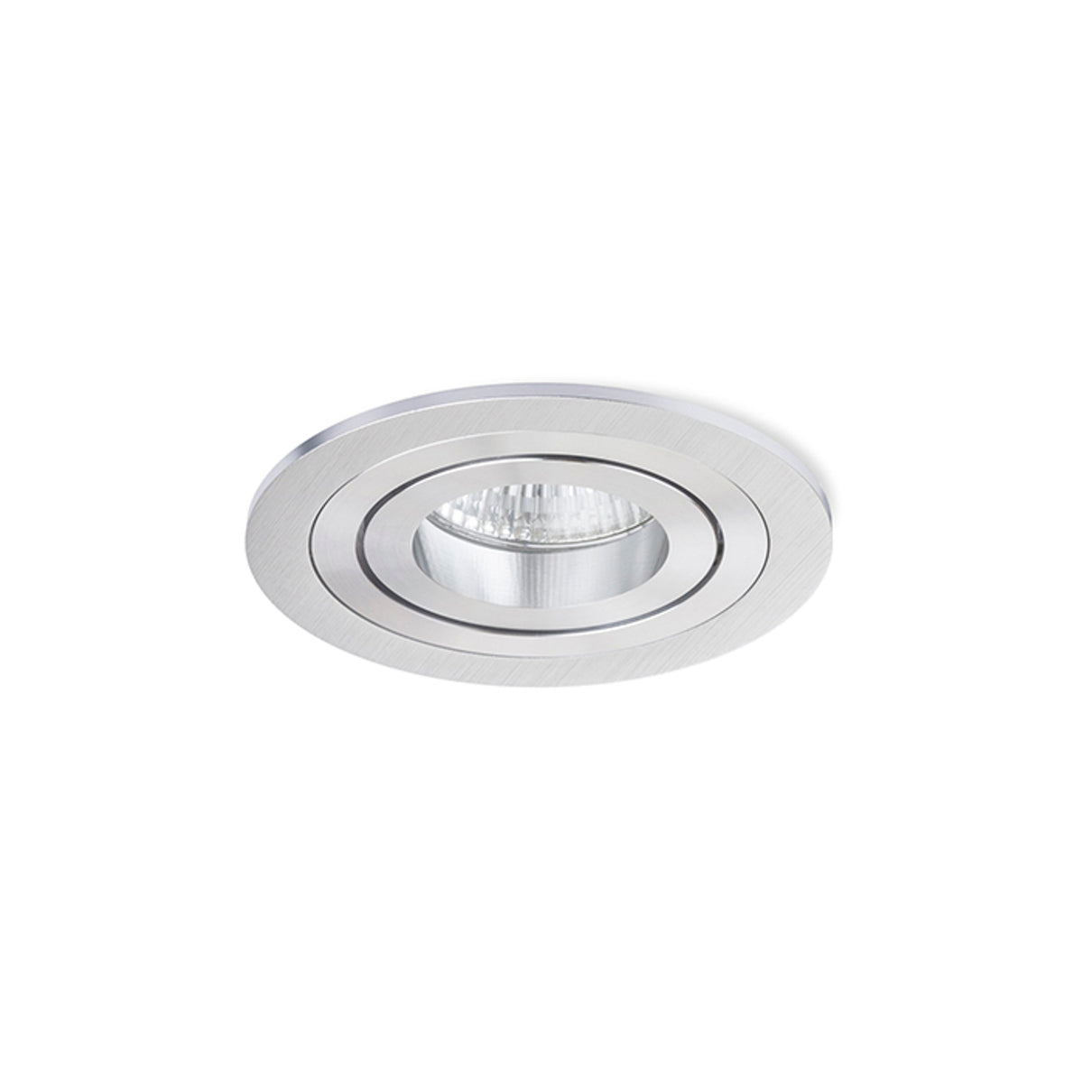 RENDL recessed light PASADENA GU10 R recessed  brushed aluminum 230V LED GU10 7W R12708 3