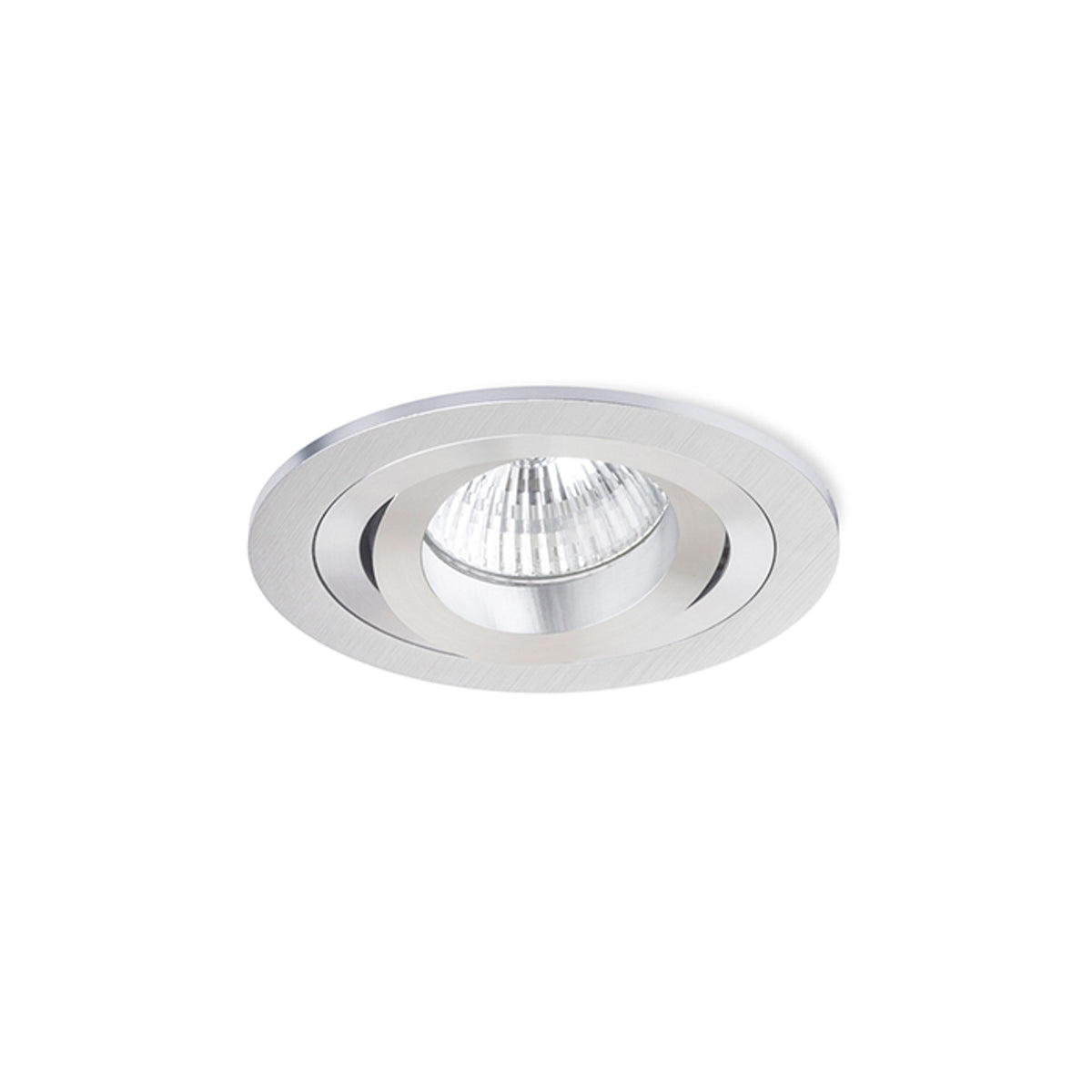 RENDL recessed light PASADENA GU10 R recessed  brushed aluminum 230V LED GU10 7W R12708 5