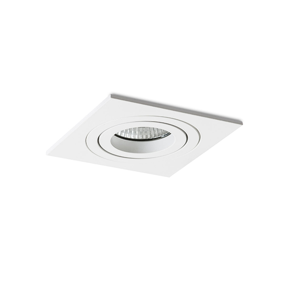 RENDL recessed light PASADENA GU10 SQ I recessed white  230V LED GU10 7W R12710 2