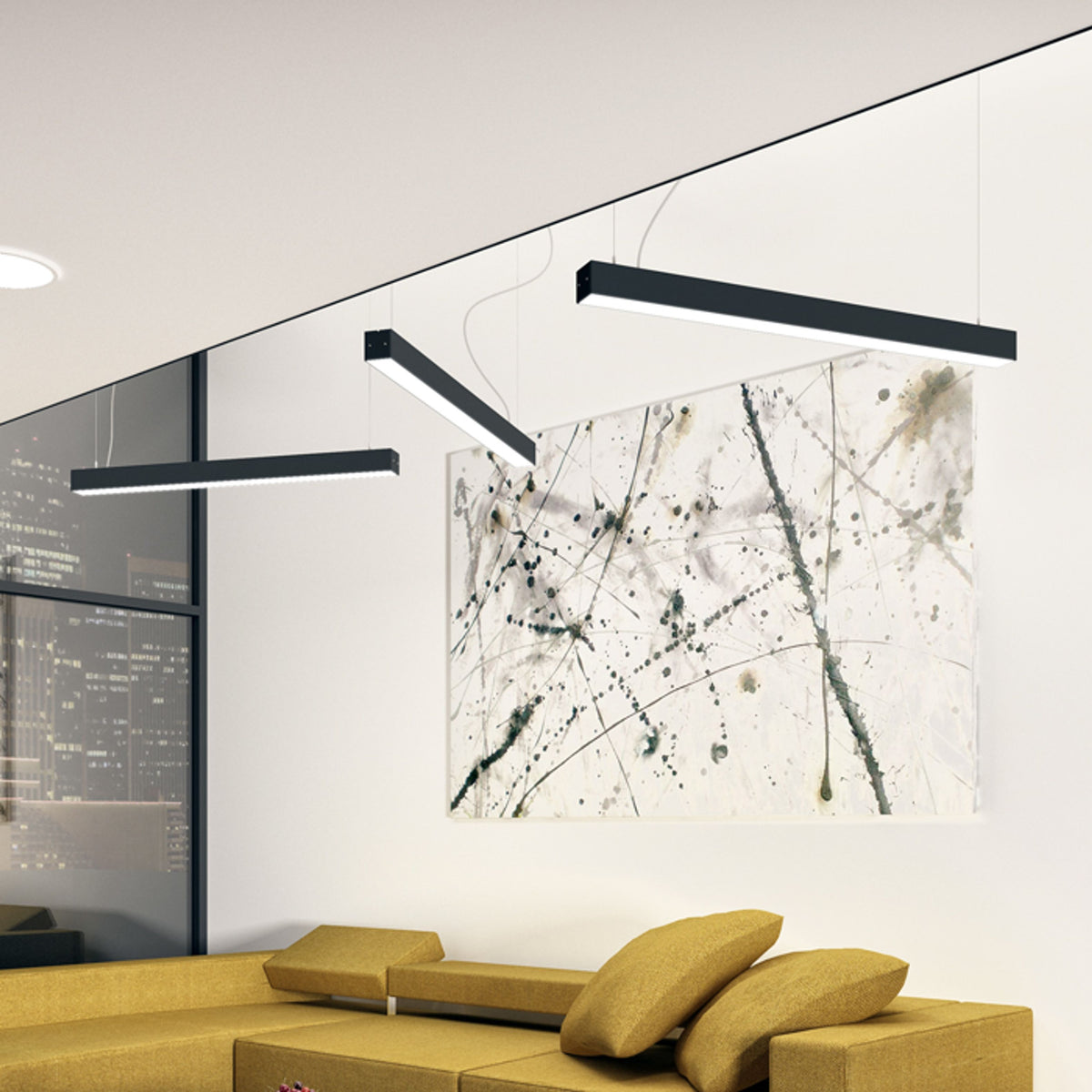 RENDL pendant lamp PESANTE 75 pendant black  230V LED 40W  3000K    R12721 2