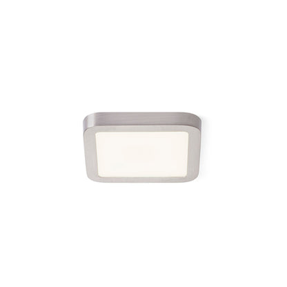 RENDL recessed light HUE SQ 9 recessed matt nickel 230V LED 6W 3000K R12778 2