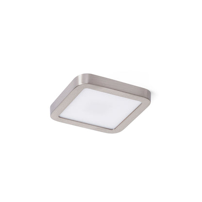 RENDL recessed light HUE SQ 9 recessed matt nickel 230V LED 6W 3000K R12778 3