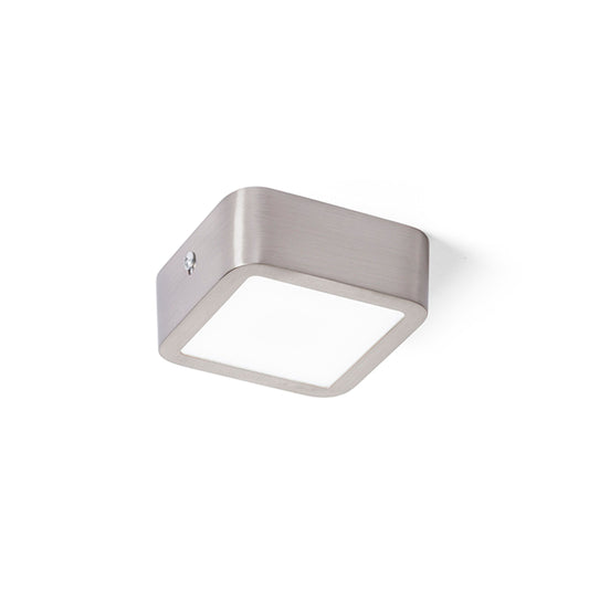 RENDL surface mounted lamp HUE SQ 9 ceiling  matt nickel 230V LED 6W  3000K R12808 1