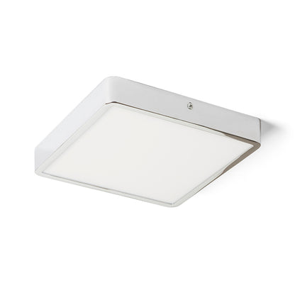 RENDL surface mounted lamp HUE SQ 22 ceiling  chrome 230V LED 24W  3000K R12817 3