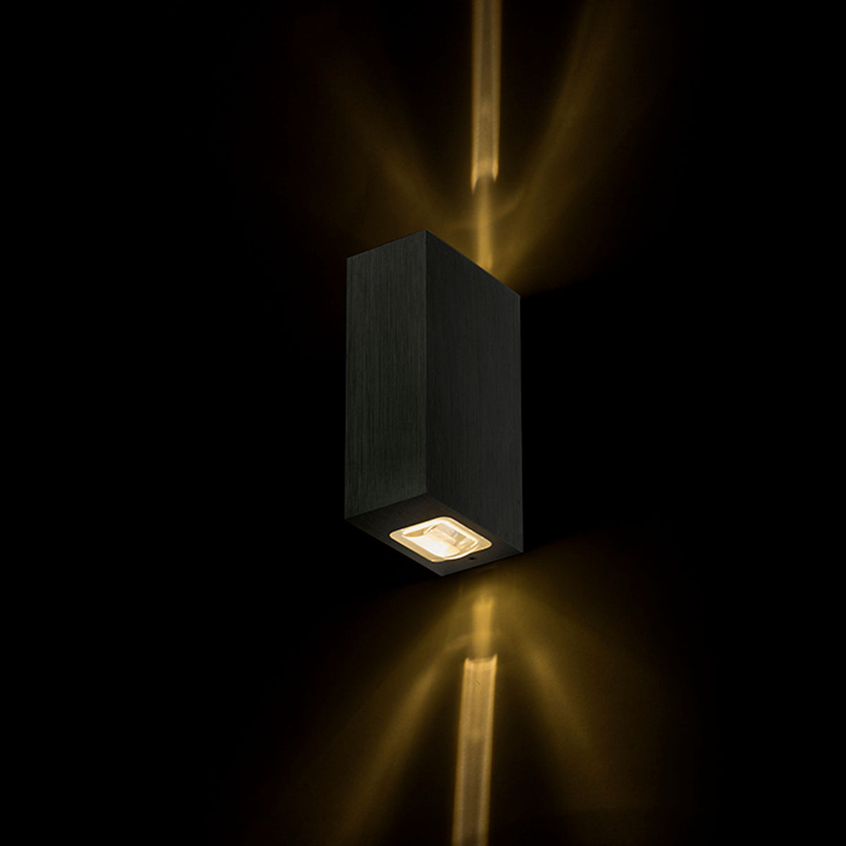 RENDL outdoor lamp NICK II wall  anodized black 230V LED 2x3W 10° IP54  3000K R12828 2