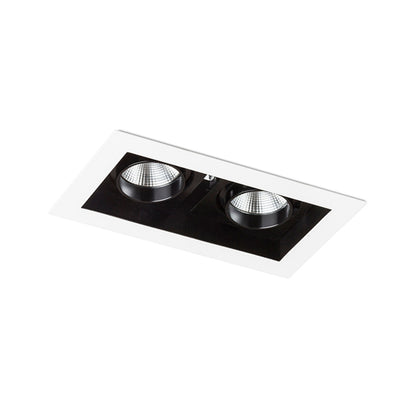 RENDL recessed light BONDY II recessed white 230V LED 2x7W 24° 3000K R12857 5