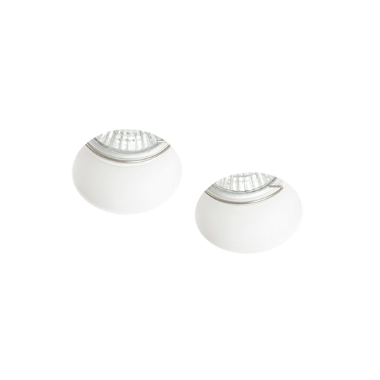 RENDL recessed light QUO R II recessed  plaster 230V LED GU10 2x8W R12900 1