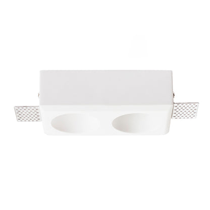 RENDL recessed light QUO R II recessed  plaster 230V LED GU10 2x8W R12900 4