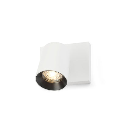 RENDL spotlight KENNY I surface mounted white/black  230V LED GU10 8W R12912 1