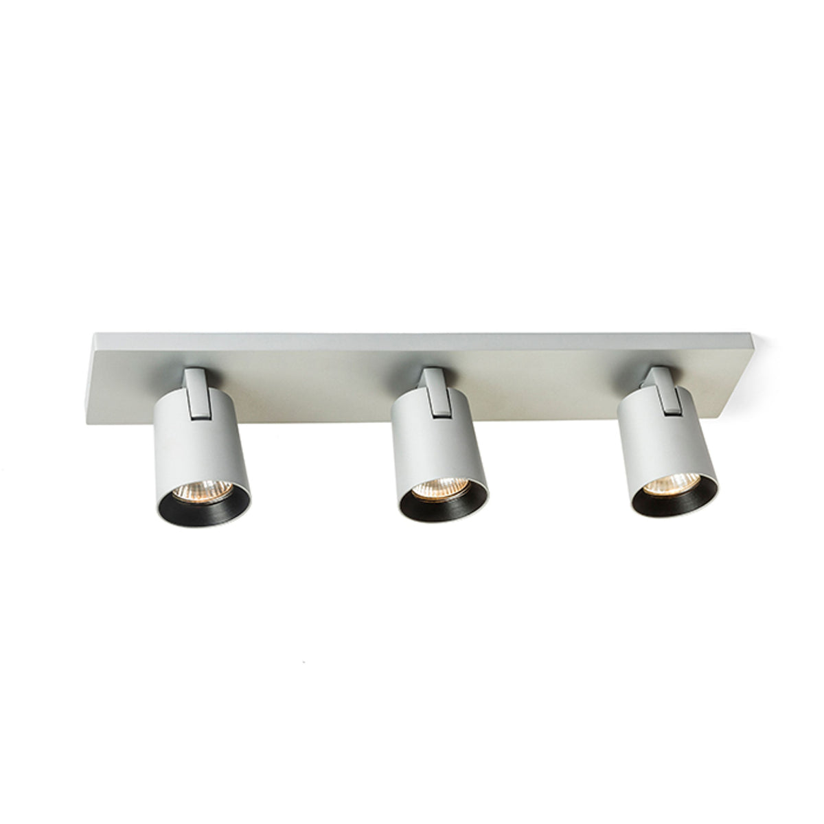 RENDL spotlight KENNY III surface mounted  brushed aluminum/black 230V LED GU10 3x8W R12919 4