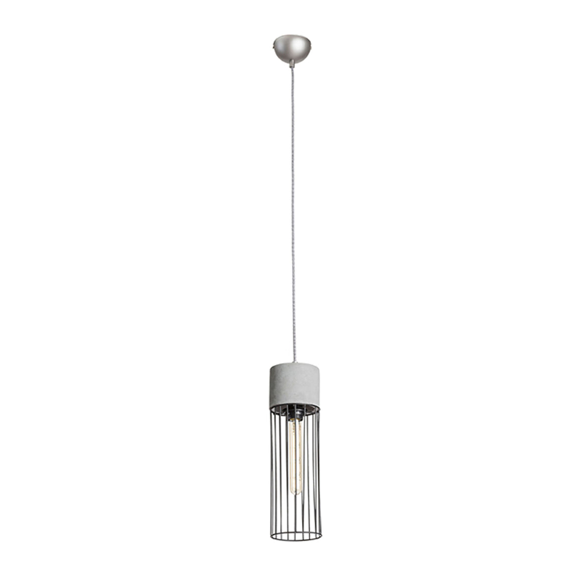 RENDL pendant lamp BURTON pendant  concrete 230V LED E27 11W R12931 8