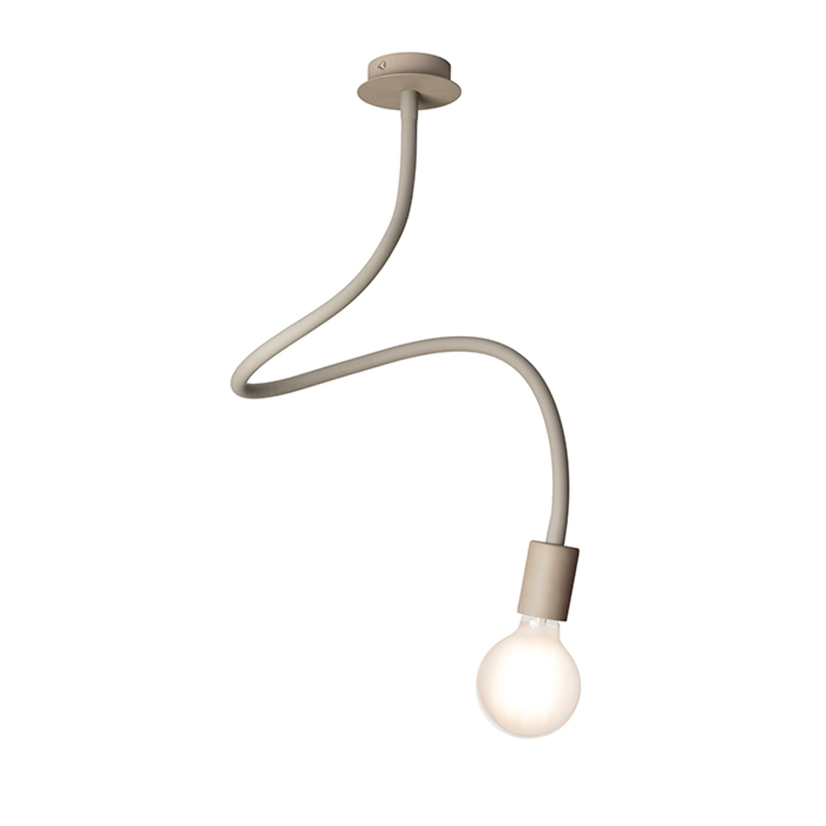 RENDL pendant lamp LOYD E27 I ceiling beige grey  230V LED E27 15W R12933 1