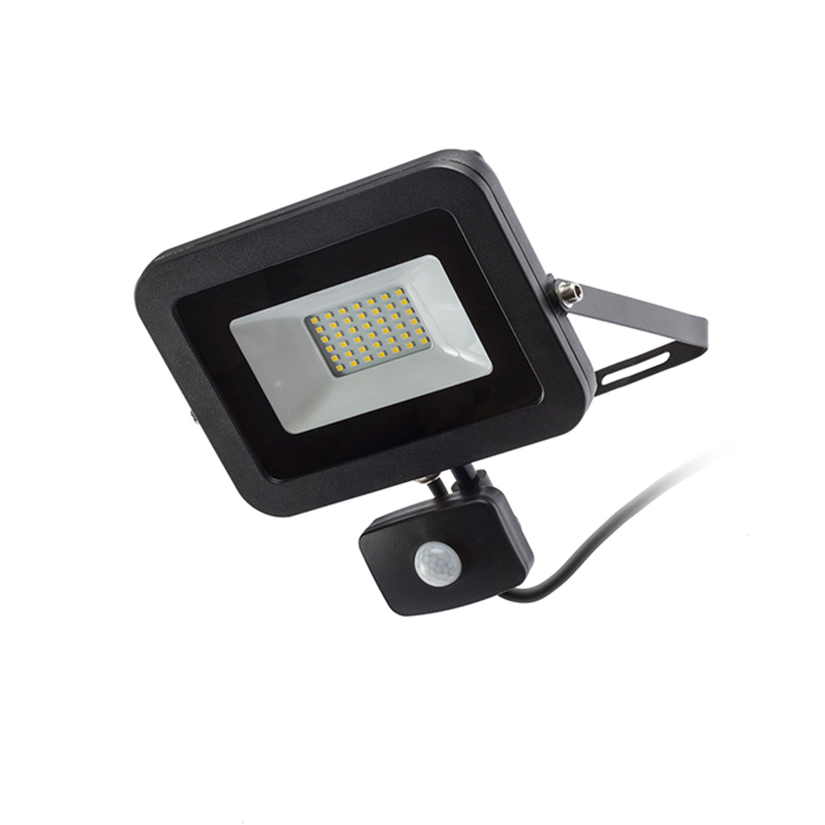 RENDL outdoor lamp PONTA with sensor black 230V LED 30W 120° IP54 3000K R12982 3