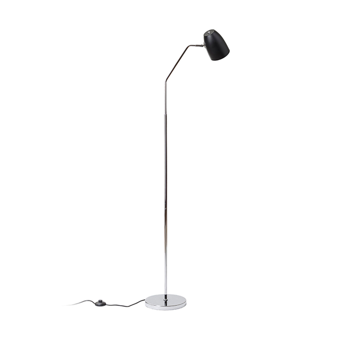 RENDL floor lamp PRAGMA floor black chrome 230V LED E27 11W R12989 7