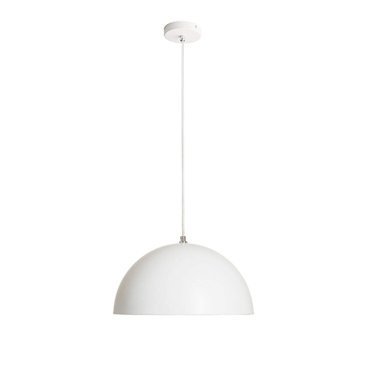 RENDL pendant lamp CARISSIMA 40 pendant matte white/silver grey  230V LED E27 15W R13048 5