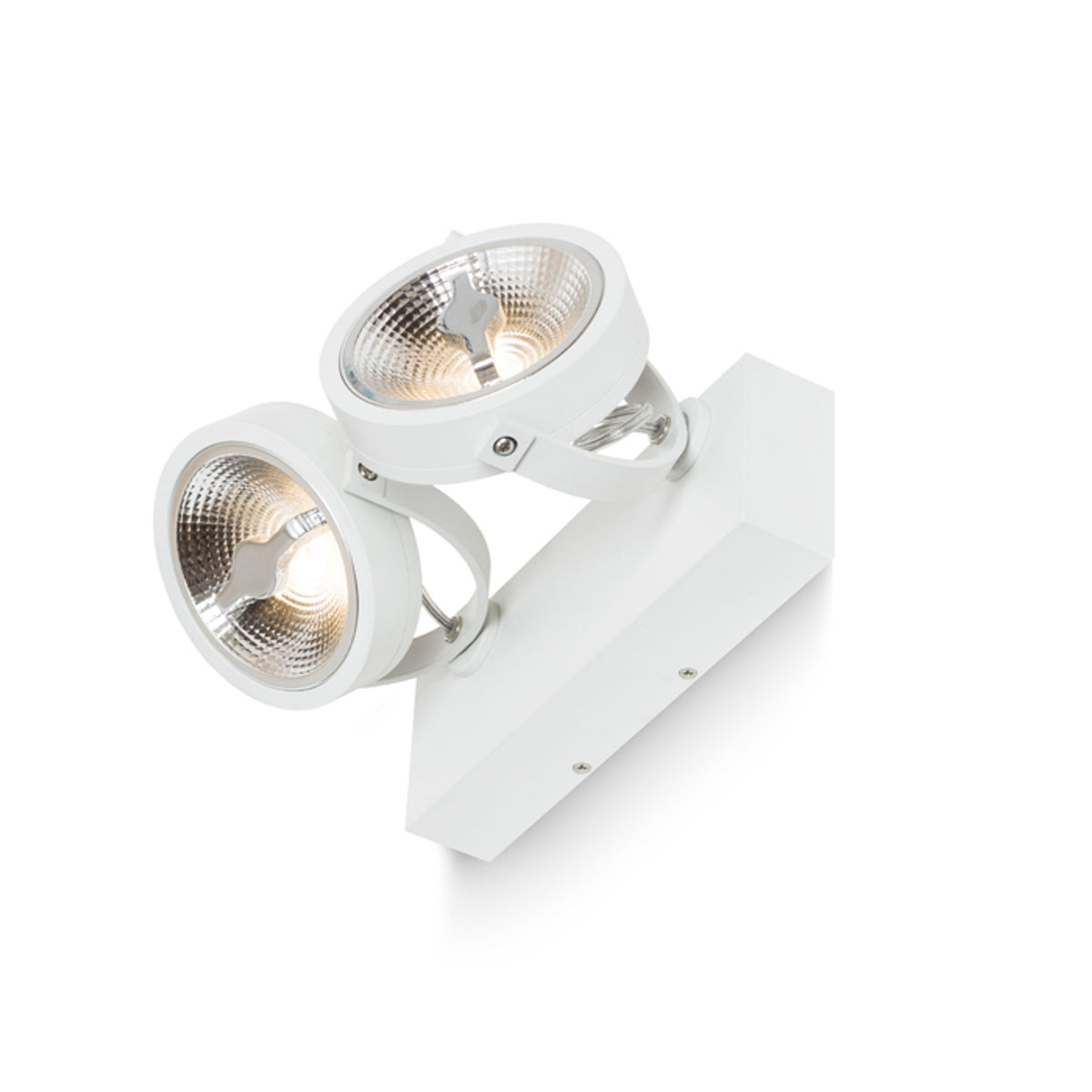 RENDL spotlight KELLY LED II DIMM wall white 230V LED 2x12W 24° 3000K R13106 2
