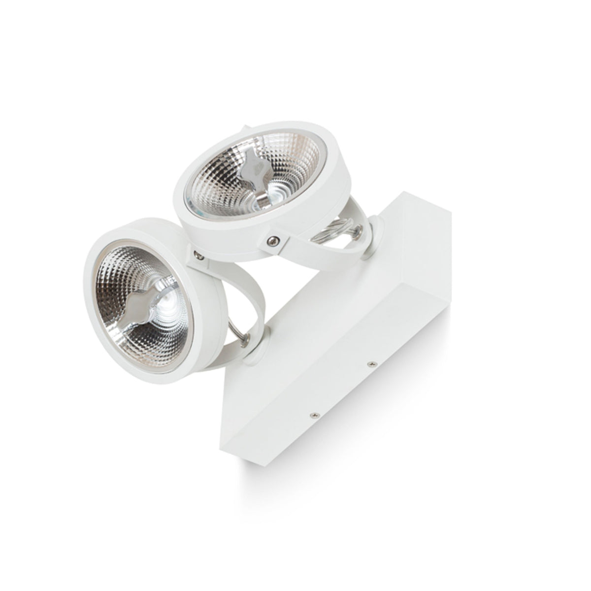 RENDL spotlight KELLY LED II DIMM wall white 230V LED 2x12W 24° 3000K R13106 6