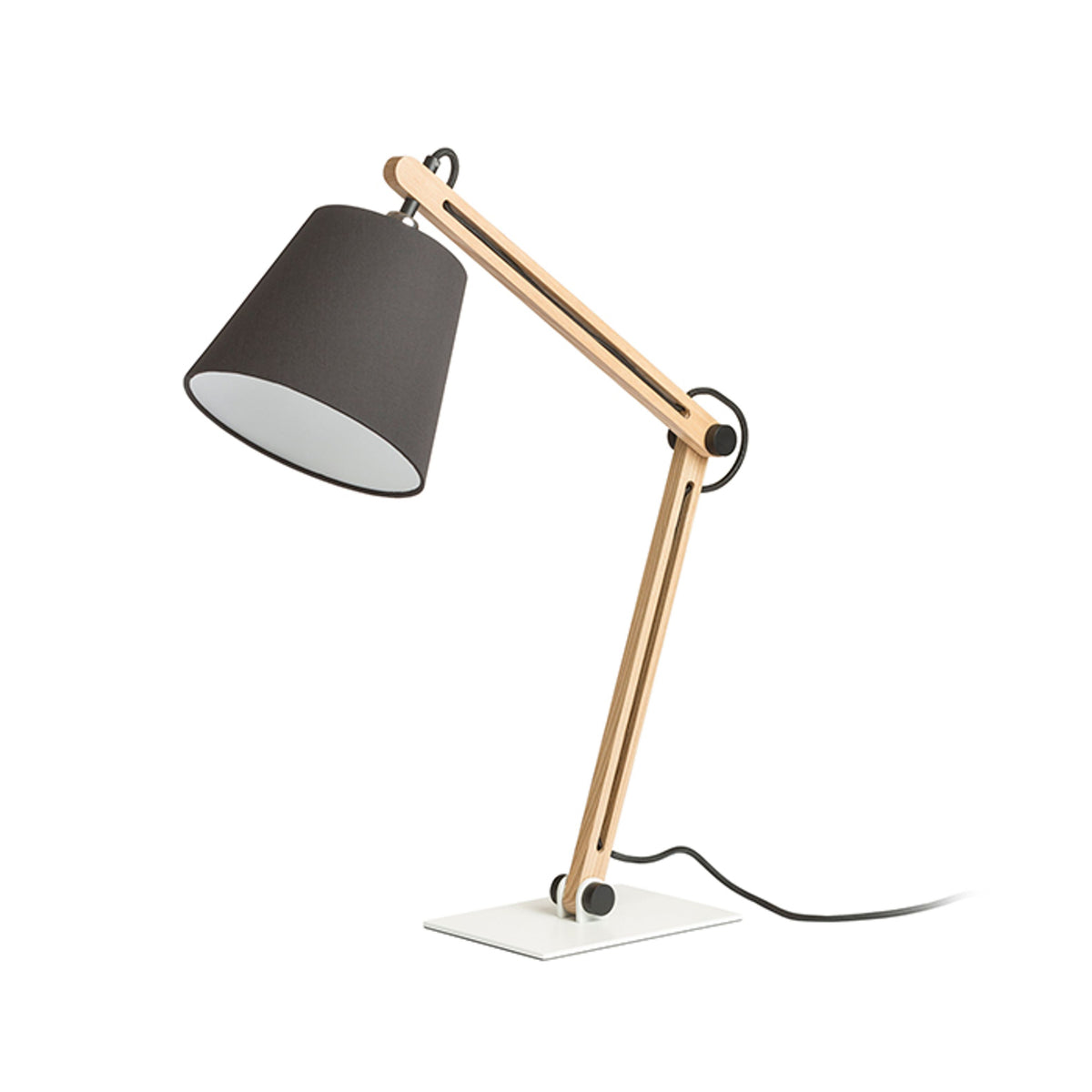 RENDL shades, shade bases, pendent sets NIZZA 18/15 shade Polycotton black/white PVC max. 28W R13114 4
