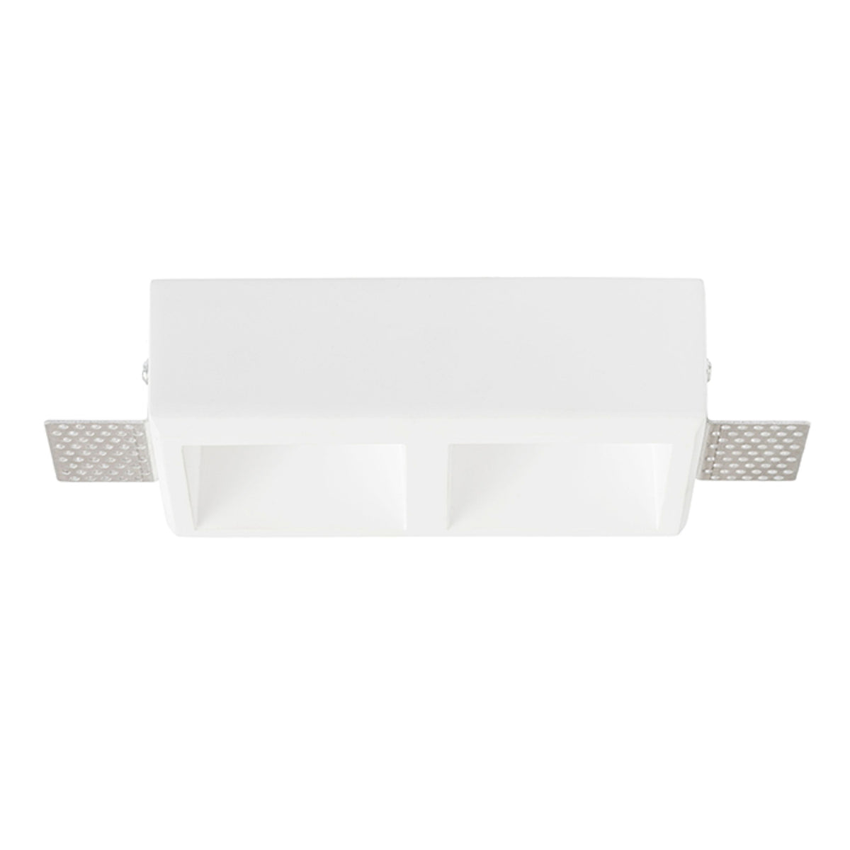 RENDL recessed light QUO SQ II recessed  plaster 230V LED GU10 2x8W R13126 6