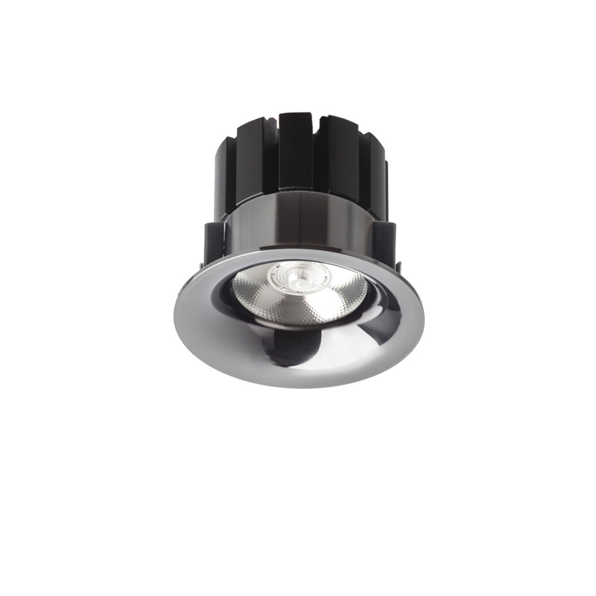 RENDL recessed light SHARM BASE recessed black chrome 230V LED 10W 24° 3000K R13227  2