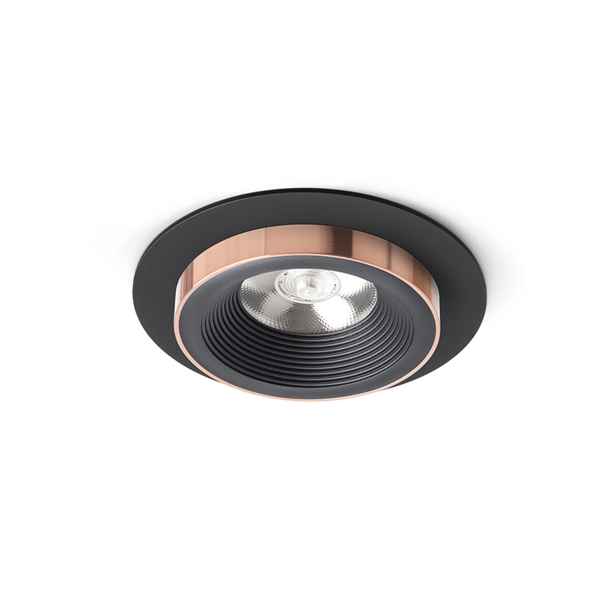 RENDL recessed light SHARM R I recessed black/black copper 230V LED 10W 24° 3000K R13239 1